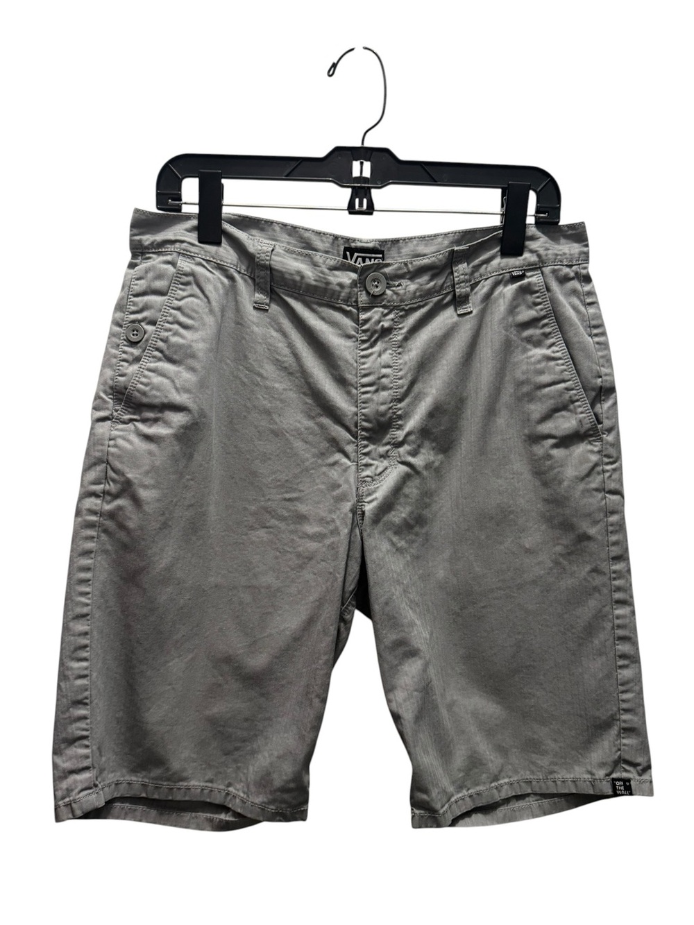 Vans Men’s Gray Flat Front Chino Shorts